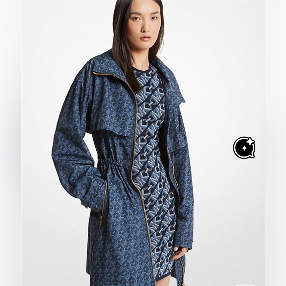 MICHAEL MICHAEL KORS
Empire Signature Logo Print Woven Anorak